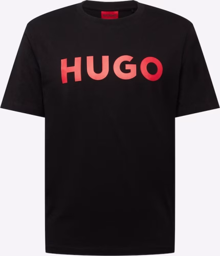 HUGO Μπλουζάκι 'Dulivio' σε Μαύρο