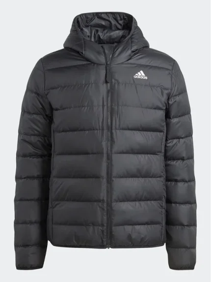 adidas Μπουφάν πουπουλένιο Essentials Light Down HZ5723 Μαύρο Regular Fit