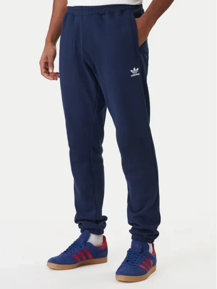 Παντελόνι φόρμας Trefoil Essentials JD2423 Σκούρο μπλε Slim Fit