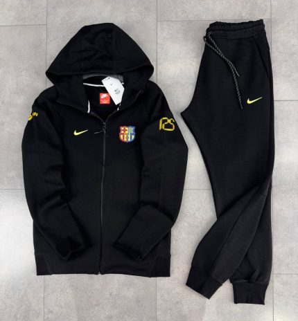 Σέτ Αθλητική φόρμα NSW Nike Tech Fleece Barcelona – Black