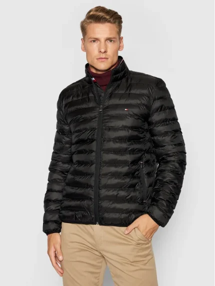 Ανδρικό Μπουφάν Χειμωνιάτικο Puffer Tommy Hilfiger  Μαύρο MW0MW39990-BDS