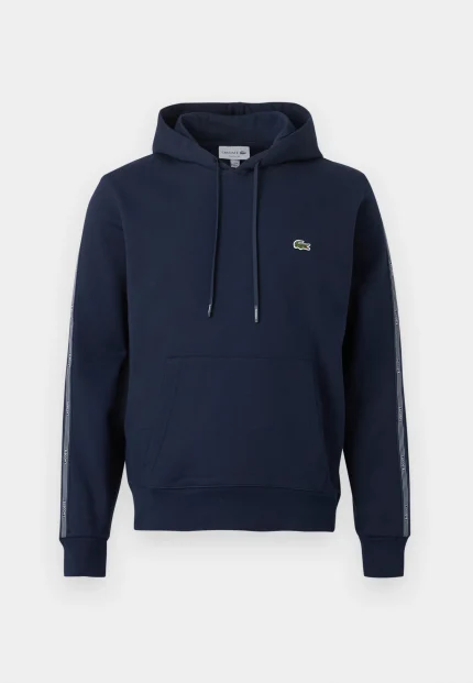 Φούτερ με κουκούλα - navy blue Lacoste Sport HOODIE TAPE -